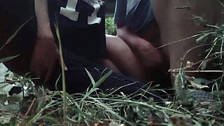 i'm outside stroking till i fly into orgasm with wet panties