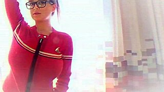 twin busty babes oil up bouncing huge natural hooters