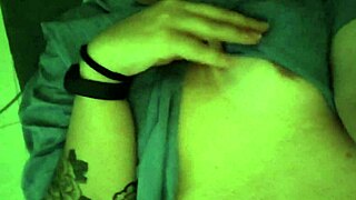 hey this curvy latina with big natural tits looks cute on period