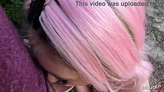 i can't believe we did risky public anal with this curvy german teen maria gail on the beach