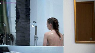 met this tanned brunette babe with braces on tinder for dirty pov blowjob and bare feet play