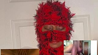 Ebony Eye-Rolling Squirt Orgasms Watching Porn Videos