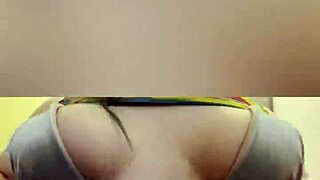 bbw joan day in rainbow outfit shakes fat ass saggy tits solo play tease