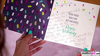 Stepmom's Birthday Dildo Play Teases Teen into Lesbian Toy Surprise?