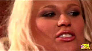 CINDY Savagely Fucks JENNA in Intense Vintage Lesbian Toy Orgy