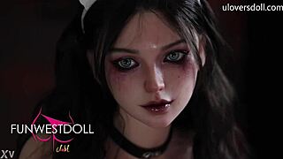 i'm sooo hrony for halloween devil nurse sex doll uloversdoll fuck