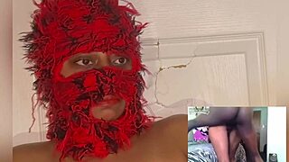 Ebony Eye-Rolling Squirt Orgasms Watching Porn Videos