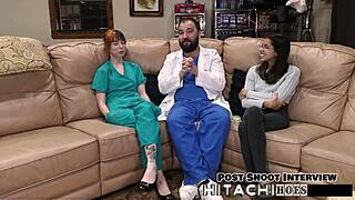 Freshman Ditria Rose Mandatory Hitachi Vibe Orgasm: Nipples Pierced Moaning Spread