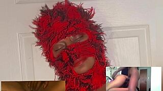 Ebony Eye-Rolling Squirt Orgasms Watching Porn Videos