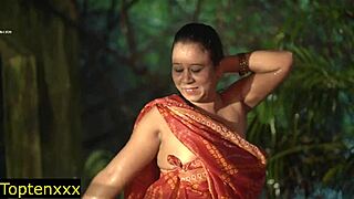 Naughty chubby bhabhi cheats with devar's monster cock on rainy day