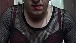 hey mark wright, two guys double fuck your shy crossdressing ass while you jerk cock!