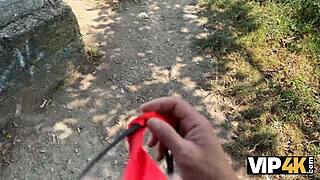 Vip4k Redhead Olivia Flashes Lingerie Then Fucks Publicly Before Boyfriend