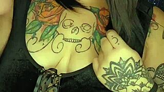 bbw milf leaves lipstick on dildo during sloppy deepthroat closeup