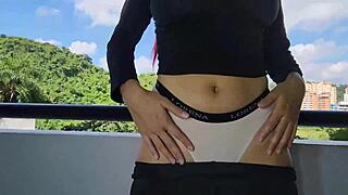 18yo mexicana tempts landlord with huge ass curves