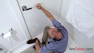 angry latina stepmom, why ride son's cock while locking up hubby?