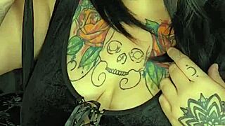 bbw milf leaves lipstick on dildo during sloppy deepthroat closeup