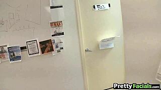 Roxy Love's perfect ass babe takes massive facial cumshot blast