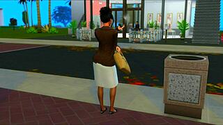 milf gets assfucked hard in heels at shoe store