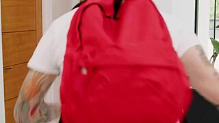 horny big tits milf misty stone and her ebony friend august skye get fucked super hard!