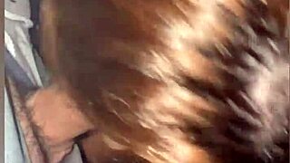 naughty wife blows cocks at gloryhole while husband films her tease