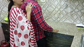 Sexy Stepmom Lets Stepson Pound Her Ass in Kitchen