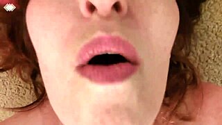 Curvy Redhead Dawn Worships Shawn's Rock-Hard BBC from Doorstep