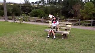 mai hino's cute japanese tits bounce in softcore jav tease