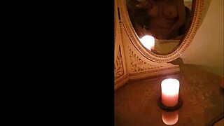 MILF Fingers Herself in Antique Mirror POV