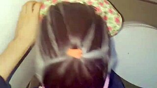 skinny latina college party girl gets fucked hard in house bathroom toilet