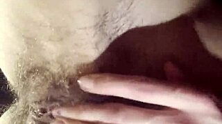 teacher fingers dripping hairy pussy to orgasm in pov during break