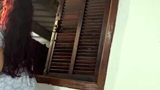 brazilian neighbor milf gives pov handjob and pussy after wife leaves