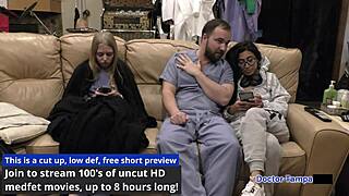 dr tampa examines bratty cheerleader jasmine rose backstage physical