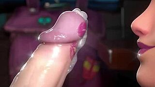 i watch skye eagerly wrap lips around throbbing cock