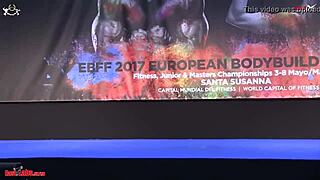 European bikini competitors showcase asses and tits in 2017 championships 162cm final