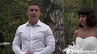 Watch the priest pound my wife in wild MMF threesome action