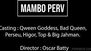 Real lesbians slap and punish qween goddess hard after slutty gangbang!