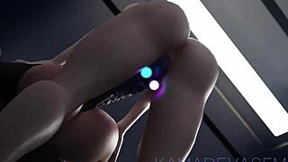 scarlet maje teases tifa's pussy lick submission