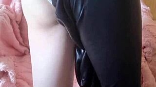 i rate your dick while chained bunny spreads gaping ass