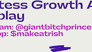 ordinary girl grows huge and dominates in giantess pov roleplay