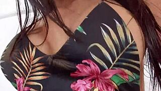 big ass latina bitch moans taking rough pounding all holes pov