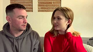 Behind the Scenes: Blonde Russian Coed Una Fairy Licks Andres Acosta