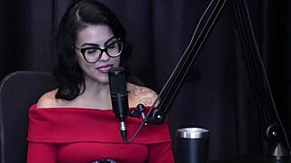 Bruna Ferrari's hottest podcast moments with Bia Hot - part 1 sheer red!