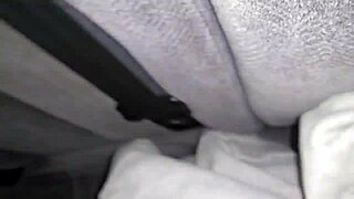 white chick gags on bbc then swallows load after turning away