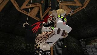 Demon Hunter Succumbs to Furry Monster Shemale Fucking Frenzy