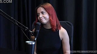 Bruna Ferrari's hottest podcast moments with Bia Hot - part 1 sheer red!