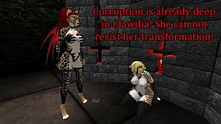 Demon Hunter Succumbs to Furry Monster Shemale Fucking Frenzy