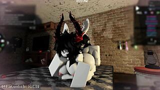 Pounding Big Ass Bent Over Doggystyle Blowjob Sex With Follower 23 Part 2