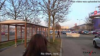 Pickup babe for dirty backseat blowjob and cumshot fuck