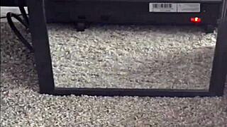 Modeling my new Pleaser heels in sexy teaser strip