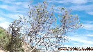 hot brunette latina teen babe gets fucked hard by cop